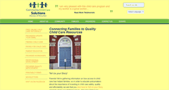 Desktop Screenshot of communitychildcaresolutions.org